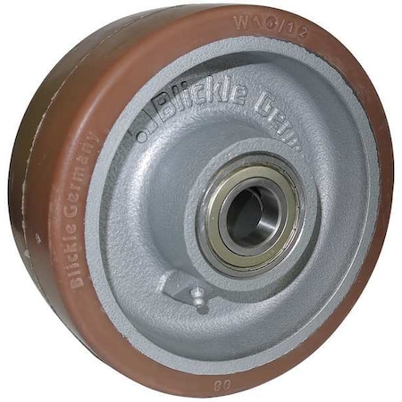 Zoro Select Caster Wheel, Polyurethane, 4 in., 1100 lb. GB 101/20K-BB0.5