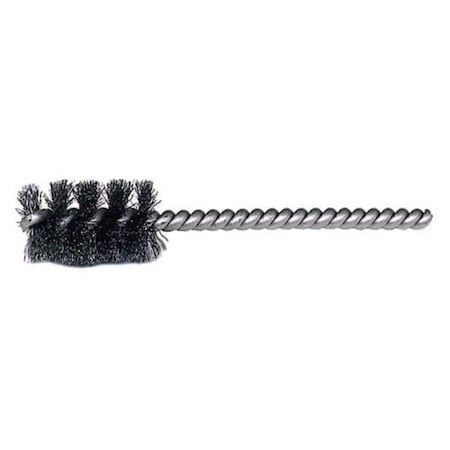 WEILER Single Spiral Tube Wire Brush, Steel, 1/4" 90864