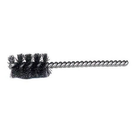 WEILER Single Spiral Tube Wire Brush, Steel, 3/8" 90865