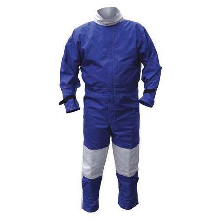 ALC Abrasive Blast Suit, Blue, XXXX-Large 41426