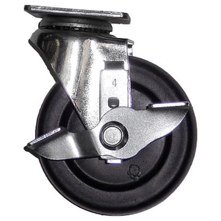 Smartwasher Caster, 4 in., with Brake 14815