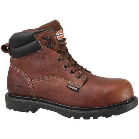 IRON AGE Work Boots, Comp, 6In., Blk, 13W, PR IA0160