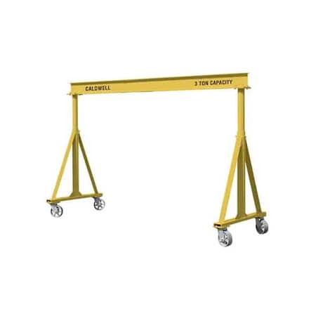Caldwell Portable Gantry Crane, 10 ft. H, Yellow H90-8-10/10