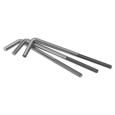 Caldwell L-Hook, 1-1/4"-7, 42" L, Steel Plain, 12 PK 12-Anchor Bolt Kit