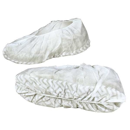 Cellucap Disposable Shoe Covers, Polypropylene, White, Slip Resistant Sole: Yes , XL 28033W
