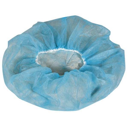 Cellucap Bouffant Cap, Polypropylene, 21 in Dia., Blue, M, 1000 PK BI4HSBL