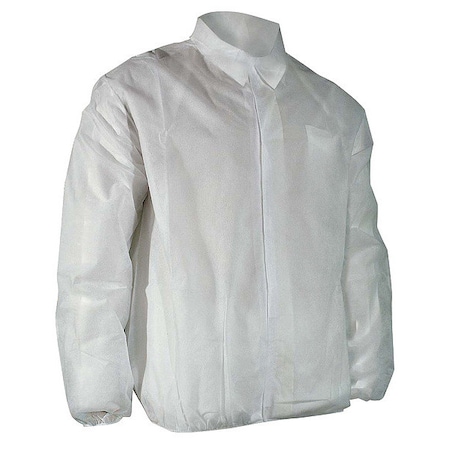 CELLUCAP Disposable Lab Jacket, White, 5XL, PK50 6512EWHLXXXXX