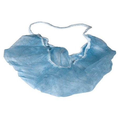 Cellucap Beard Cover, Polypropylene, 19 in Dia., Blue, L, 1000 PK BP4RBL