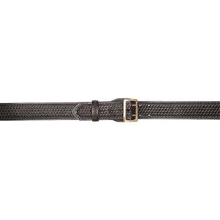 Gould & Goodrich Duty Belt, Leather, Black, 50", Buckle F/LB59-50WBR
