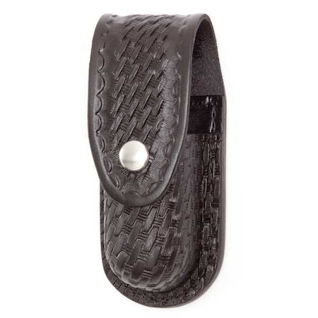 Gould & Goodrich Aerosol Pouch, Leather, Black, Snap B681-4W