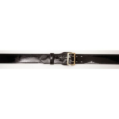 Gould & Goodrich Duty Belt, Synthetic Polymer, Black, 24", Buckle H59-24CLBR