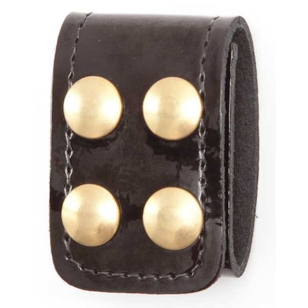 Gould & Goodrich Belt Keeper, Synthetic Polymer, Black, Snap H129CLBR