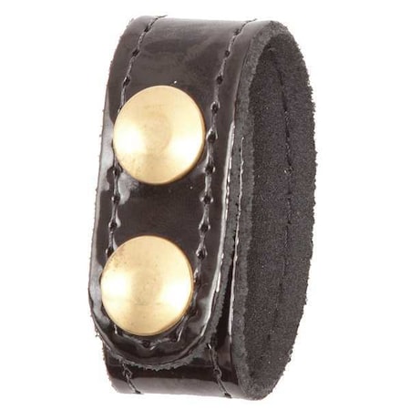 Gould & Goodrich Belt Keeper, Synthetic Polymer, Black, Snap H76CLBR