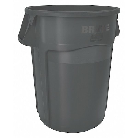 Rubbermaid Commercial Executive Series 32 gal Round Heavy Duty Plastic Can, Black, None, Plastic, Not Applicable 1867531