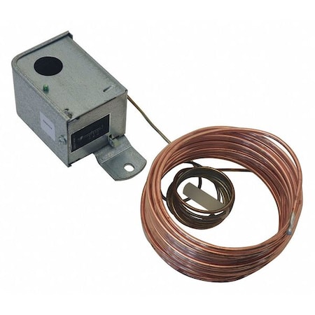 Siemens Line Volt Mechanical Tstat, Open/Close on Rise, Downstream Side of The Coil, SPDT, 120 to 240V AC 134-1511