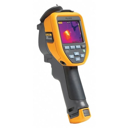 Fluke Infrared Camera, 100 mK, -4 Degrees  to 662 Degrees F, Fixed Focus, 3.5 in Color LCD Display FLK-TIS20 9HZ
