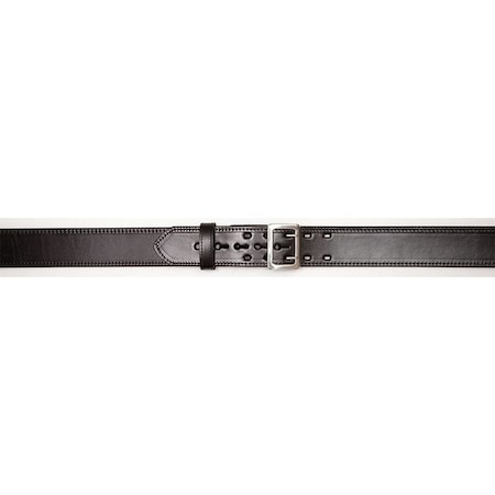 Gould & Goodrich Duty Belt, Leather, Black, 52", Buckle F/LB49-52