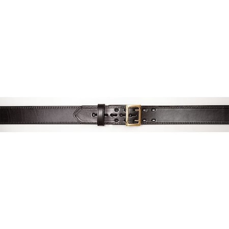 Gould & Goodrich Duty Belt, Leather, Black, 30", Buckle F/LB49-30BR