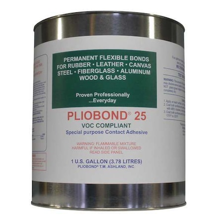 Pliobond Contact Cement, 25 Series, Tan, 1 gal, Can PC-425-LV