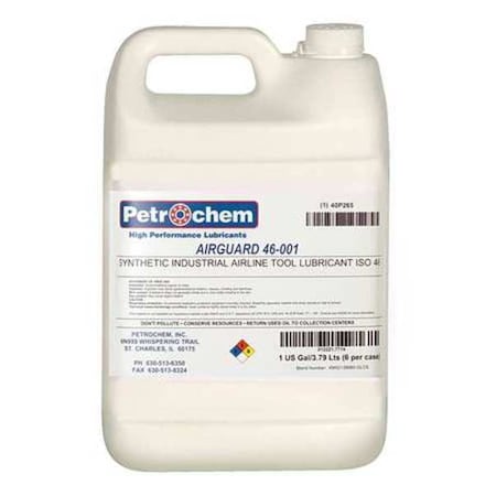 Petrochem 1 gal., Pail, Synthetic, Clear AIRGUARD 46-001