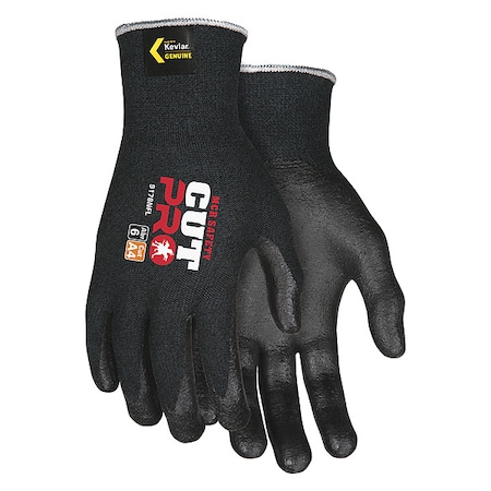 MCR SAFETY Cut Resistant Coated Gloves, A4 Cut Level, Foam Nitrile, M, 1 PR 9178NFM