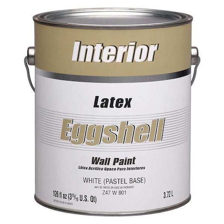Pratt & Lambert Interior Paint, Eggshell, Latex Base, Rose Ash, 1 gal Z47W00801-16