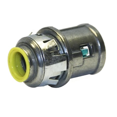 Raco AC Connector, 3/8 in, Push-In, Die Cast Zinc, Red 40RAC