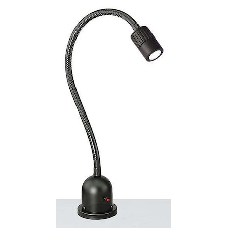 Electrix Task Light, LED, 120V, Black 7842