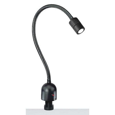 Electrix Task Light, LED, 120V, 6W, Black 7840
