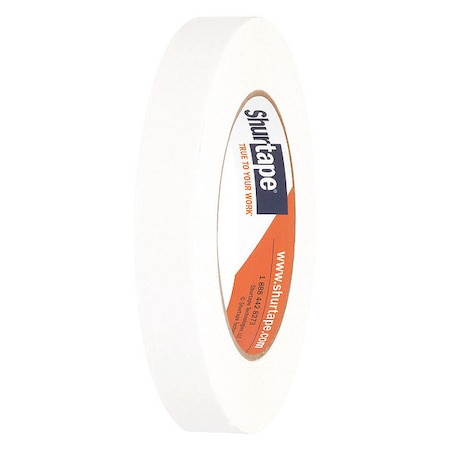 Shurtape Double-Sided Splicing Tape, 11/16 in W, 36 yd L, 1/16 in, Paper, Double-Sided, 48 PK 100763