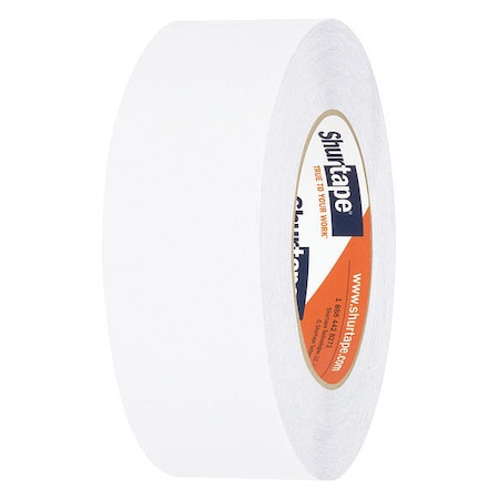 Shurtape Film Tape, 1 7/8 in W, 54 5/8 yd L, 3.5 mil, Polyester Film, Double-Sided, 24 PK 203796