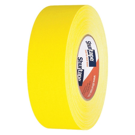 SHURTAPE Gaffers Tape, 48mm x 50m, Yellow, PK24 P- 628