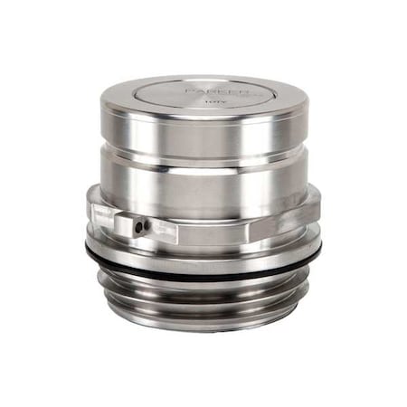 Parker 2-1/2" MNPT SS Non-Spill Quick Nipple NSL-2002-32MBU-S3