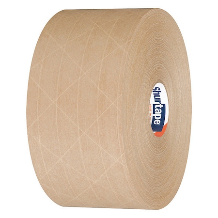 Shurtape Water-Activated Packaging Tape, Brown, PK8 101682