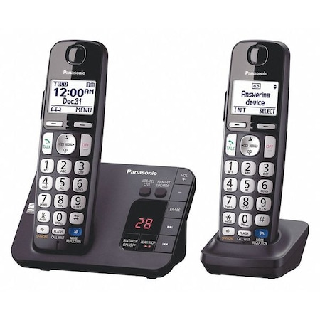 Panasonic Telephone, 2Handset, Wall KX-TGE232B