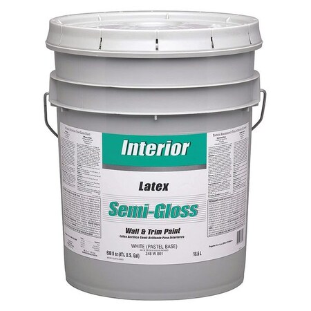 Pratt & Lambert Interior Paint, #N/A, Latex Base, Simple Blue, 5 gal Z48W00801-20