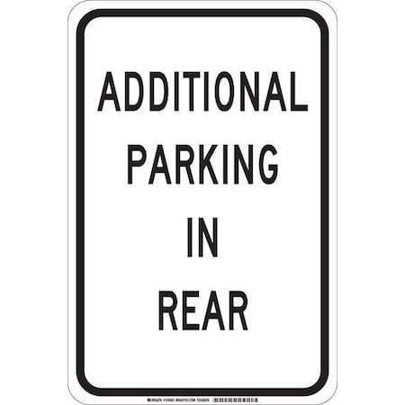 Brady Traffic Sign, 18"H, 12"W, Plastic, 129562 129562