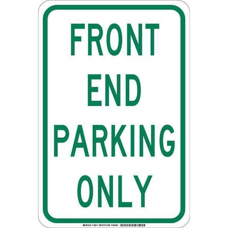 Brady Traffic Sign, 18"H, 12"W, Polyester, 129617 129617