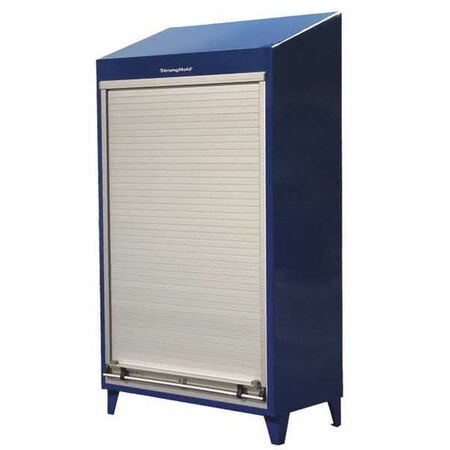 STRONG HOLD 12 ga. Steel Storage Cabinet, 60 in W, 87 in H, Stationary 56-RUDD-244-SL