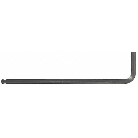 Westward SAE Plain Ball Hex Key Hex Key, 3/32" Tip Size, 3 3/8 in Long, 21/32 in Short, 10 PK 40WY80