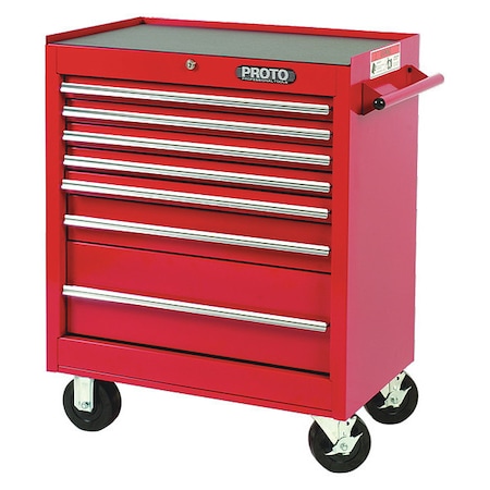 Proto Tool Cabinet, 7 Drawer, Blue, 27" W x 18" D x 38" H J442735-7BL