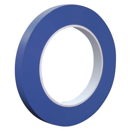 Intertape Fm71 1/2X36 Bl Vinyl Auto Fine, Pk12, 0.5" W x 36" L, Blue, Natural Rubber Adhesive, 12 PK FM71..3