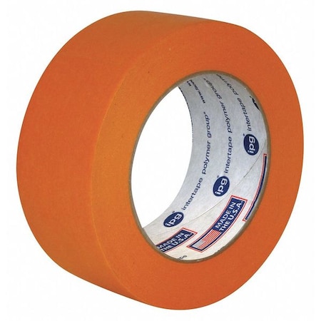 Intertape Pf3 Org 18Mmx54.8M Ipg, Pk48, 0.71" W x 54.8" L, Orange, Synthetic Rubber/Resin Adhesive, 48 PK PF3