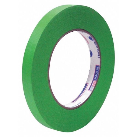 Intertape Pf14 Grn 1X60Yd Ipg, Pk36, 1" W x 60" L, Green, Synthetic Rubber Adhesive, 36 PK PF14