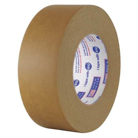 Intertape Pressure Sensitive Paper Tape, 1.89" W x 54.8" L, 6 mil Thick, Tan, Natural Rubber / Resin Adhesive PM2...77