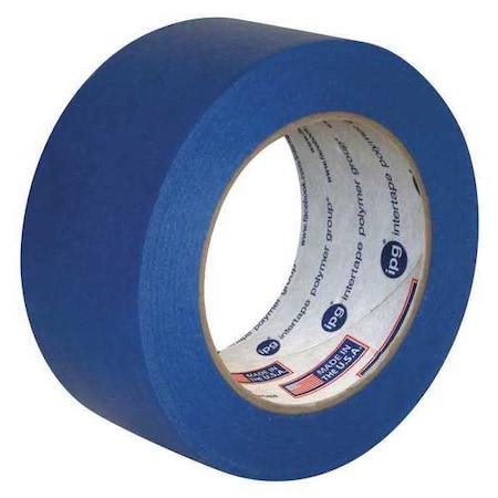 Intertape Tape, 0.71" W x 54.8" L, Dk Blue, Synthetic Rubber/Resin Adhesive, 48 PK PF3