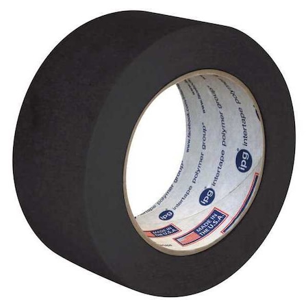 Intertape Pf3 Blk 18Mmx54.8M Ipg, Pk48, 0.71" W x 54.8" L, Black, Synthetic Rubber/Resin Adhesive, 48 PK PF3
