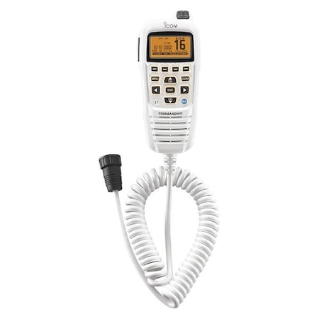 Icom Command Microphone, White HM195SW 42 EXP
