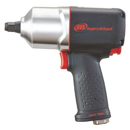 Ingersoll-Rand 1/2" Air Impact Wrench, Quiet, 1100 ft-lb Nut-busting Torque 2135QXPA