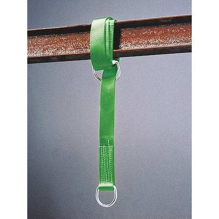 Miller Cross Arm Strap, 12 ft Length, 400 lb Weigth Capacity, Polyester Anchor, 5,000 lb Tensile Strength 8183/12FTGN